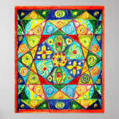 Abstrakte Bestellung Poster (Vorne)