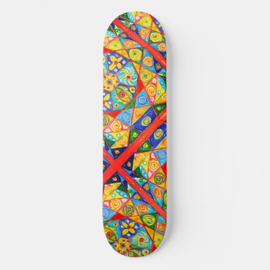 Abstrakte Bestellung Skateboard (Vorderseite)