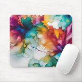 Abstrakte Bewegung Lebende Alkoholtinte Mousepad (Mit Mouse)
