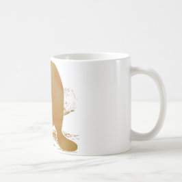 Abstrakte Biber Silhouette Kaffeetasse