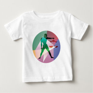 abstrakte Bibliothek Baby T-shirt