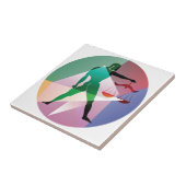 abstrakte Bibliothek Fliese (Seite)