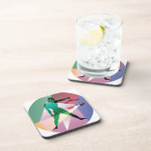 abstrakte Bibliothek Untersetzer (Rechte Seite)