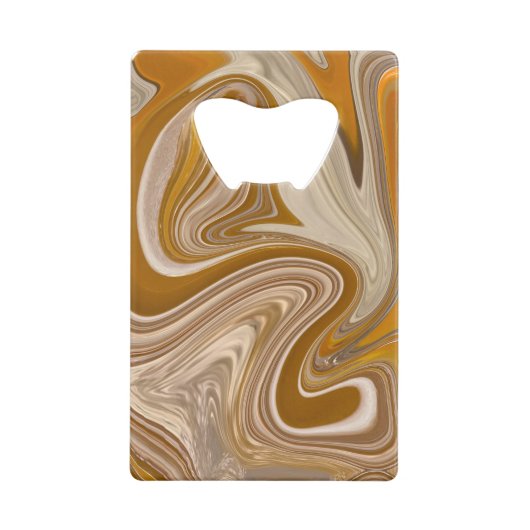 Abstrakte Bierzeit Geldbeutel Flaschenöffner (Rückseite)