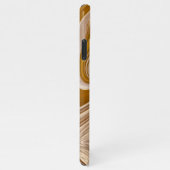 Abstrakte Bierzeit iPhone Hülle (Rechte Seite)