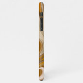 Abstrakte Bierzeit iPhone Hülle (Linke Seite)