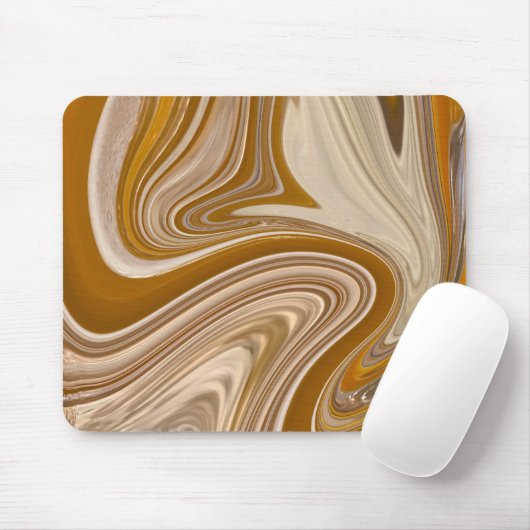 Abstrakte Bierzeit Mousepad (Mit Mouse)