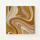 Abstrakte Bierzeit Notizblock (Rückseite)