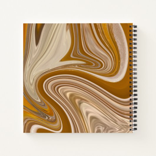 Abstrakte Bierzeit Notizblock (Rückseite)