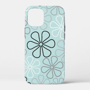 Abstrakte Big Blume Konturen BWG+Duck Egg Blue Case-Mate iPhone Hülle