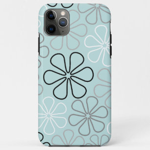 Abstrakte Big Blume Konturen BWG+Duck Egg Blue Case-Mate iPhone Hülle