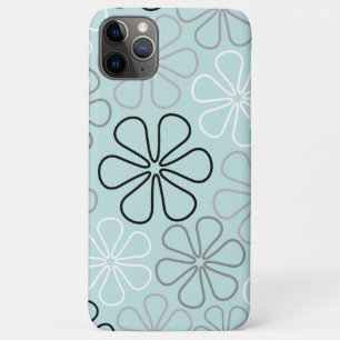 Abstrakte Big Blume Konturen BWG+Duck Egg Blue Case-Mate iPhone Hülle