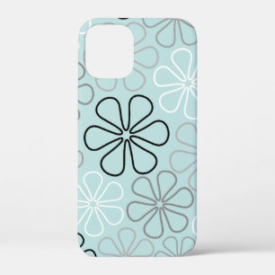 Abstrakte Big Blume Konturen BWG+Duck Egg Blue Case-Mate iPhone Hülle