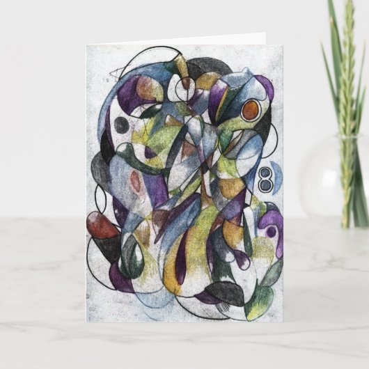 Abstrakte Bilder: Geisttod Karte (Vorderseite)