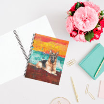 Abstrakte Bilderbroschüre