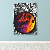 Abstrakte Bilderfotografie ( Magic Sky ) Leinwanddruck (Insitu (Holzboden))