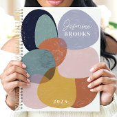 Abstrakte Bio Formen 2025 Individuelle Name Planer