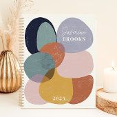 Abstrakte Bio Formen 2025 Individuelle Name Planer