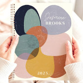 Abstrakte Bio Formen 2025 Individuelle Name Planer