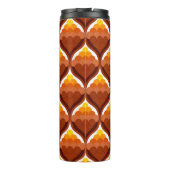 abstrakte Bio Formen dekorative Siegesmuster Thermosbecher (Rückseite)