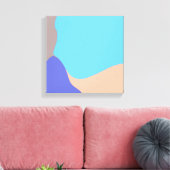 Abstrakte Bio Formen Leinwanddruck (Insitu (Wohnzimmer))