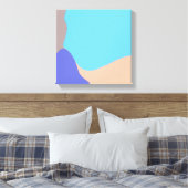 Abstrakte Bio Formen Leinwanddruck (Insitu (Schlafzimmer))