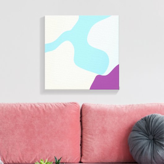 Abstrakte Bio Formen Leinwanddruck (Insitu (Wohnzimmer))