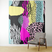Abstrakte, Bio Formen, modernes Muster Wandteppich (Beispiel)