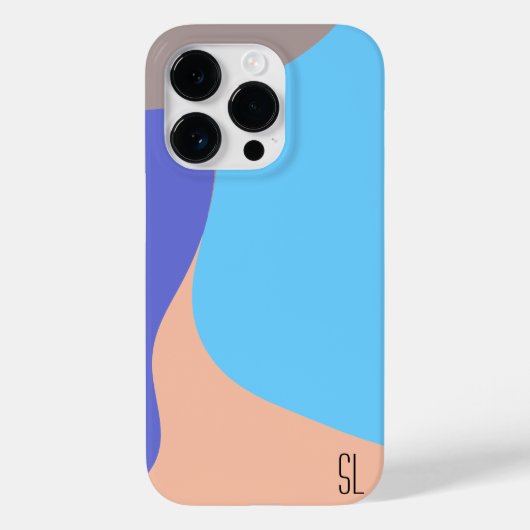 Abstrakte Bio Formen Personalisiert Case-Mate iPhone Hülle (Rückseite)