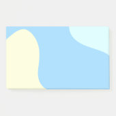 Abstrakte Bio Formen Post-it Klebezettel (Vorderseite)