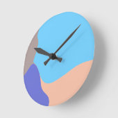 Abstrakte Bio Formen Runde Wanduhr (Winkel)