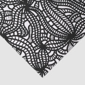 Abstrakte Bio Hand Doodle Schwarz und Weiß Seidenpapier (Ausschnitt)