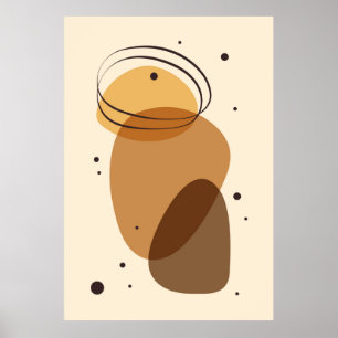 Abstrakte Bio Kunstwerke Poster