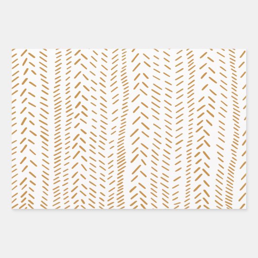 Abstrakte Bio Linie Kunst, Dichtung und Musik  Geschenkpapier Set (Vorderseite)