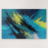 Abstrakte Bio Malerei Puzzle (Horizontal)