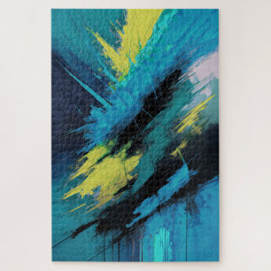 Abstrakte Bio Malerei Puzzle