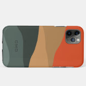 Abstrakte Bio Streifen Case-Mate iPhone Hülle (Rückseite (Horizontal))