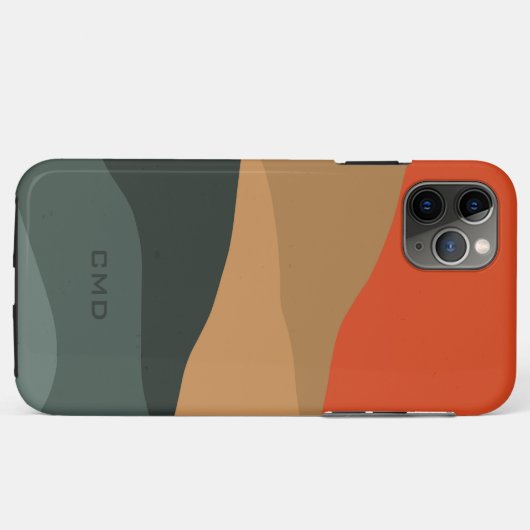 Abstrakte Bio Streifen Case-Mate iPhone Hülle (Rückseite (Horizontal))