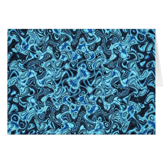 abstrakte Biokarte (Vorderseite (Horizontal))