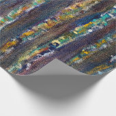 Abstrakte Birken-Bäume Geschenkpapier (Ecke)