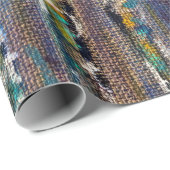 Abstrakte Birken-Bäume Geschenkpapier (Rolleneckpunkt)