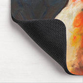 Abstrakte Birne Mousepad (Ecke)