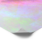 Abstrakte Birnfrüchte leben noch in Rosa Poster (Ecke)