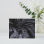Abstrakte Black Out Postkarte (Stehend Vorderseite)