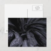 Abstrakte Black Out Postkarte (Vorne/Hinten)