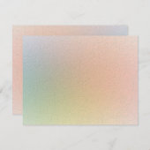 Abstrakte Blank-Vorlage für benutzerdefiniertes Te Mitteilungskarte (Vorne/Hinten)