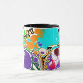 Abstrakte Bläschen Tasse (Zentrum)