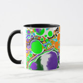 Abstrakte Bläschen Tasse (Links)