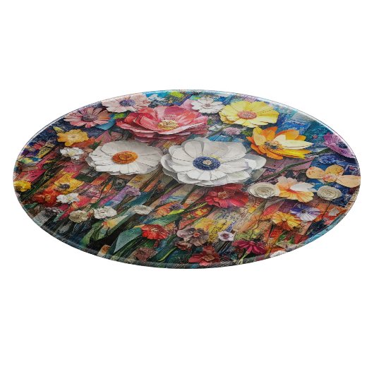 Abstrakte Bläschenplatine Schneidebrett (Ecke)