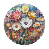 Abstrakte Bläschenplatine Schneidebrett (Vorderseite)